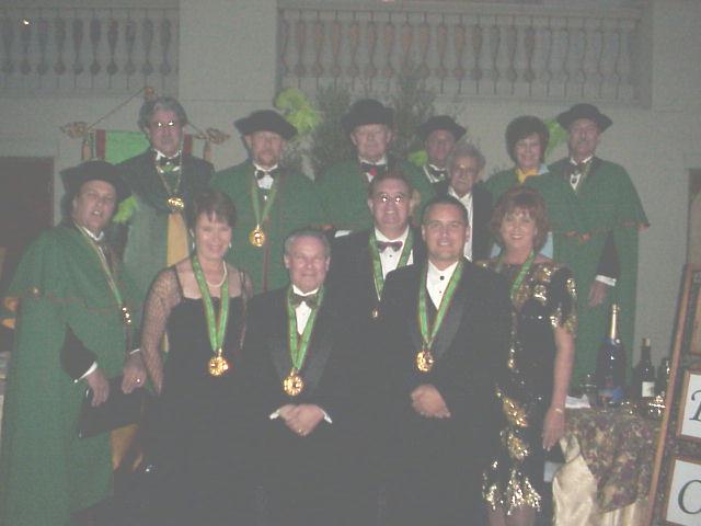 The Cadre with new Knights and Gentle Ladies
Gentle Lady Maureen Morden, Knight Jerry Anderson, Knight Mark Bertone, Knight Ron Denham, Gentle Lady Linda Madrigal