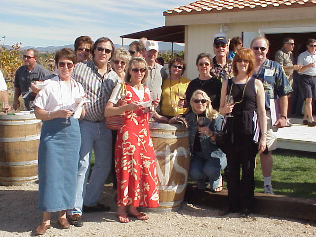 The group at Palumbo Family Vineyrd & Winery